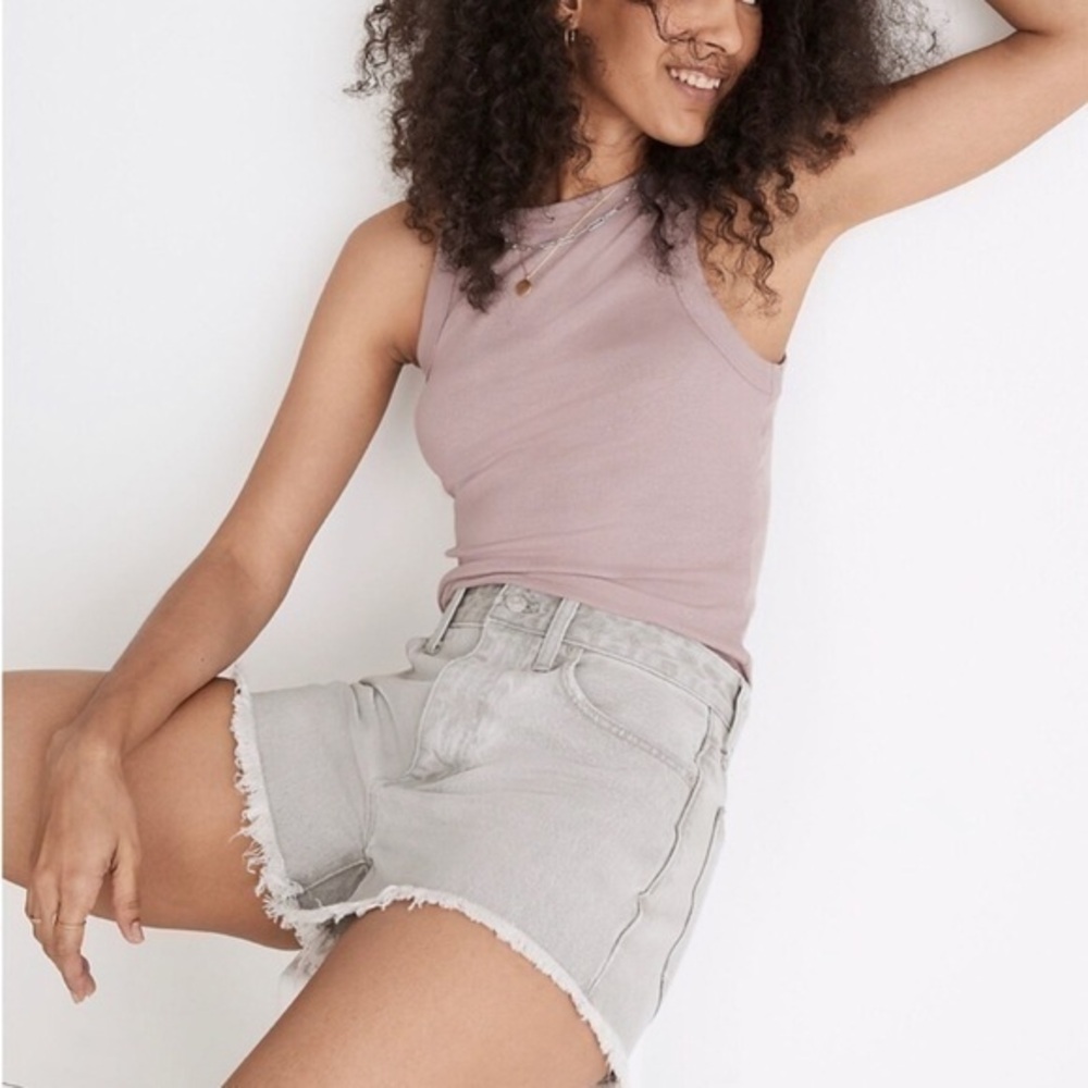Madewell Gray Jean Shorts